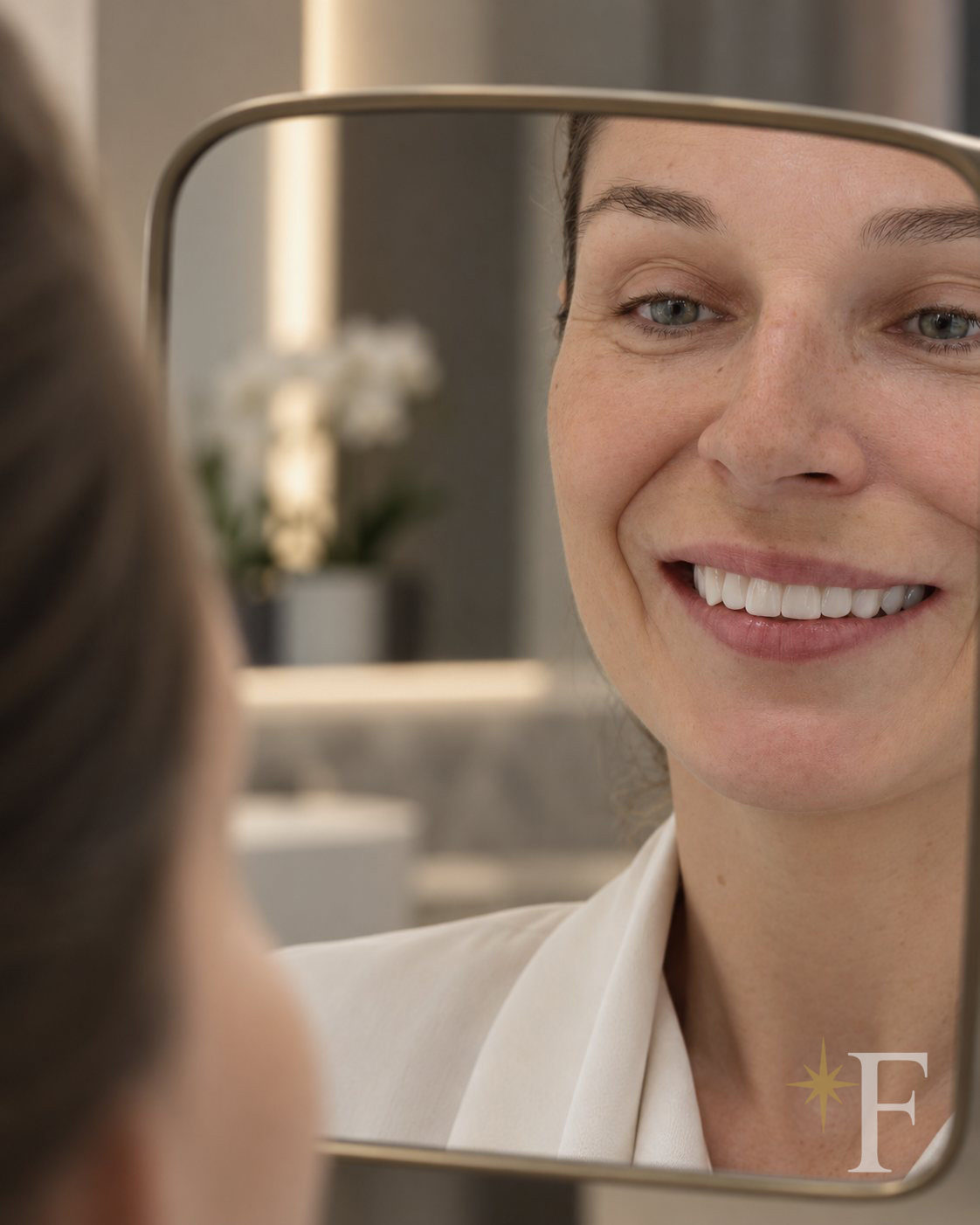 Natural cosmetic dentistry in Dubai, a quiet moment in natural light